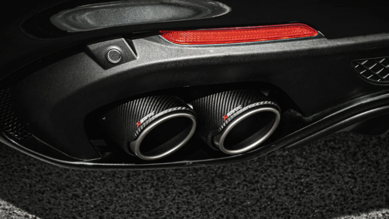 Photo of Akrapovic Slip-On Line Titanium Sport Exhaust for the Alfa Romeo Stelvio Quadrifoglio - Image 3